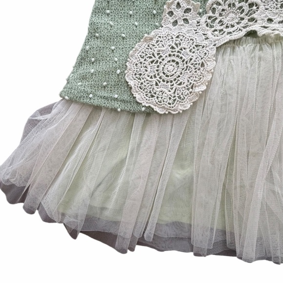 Anthropologie sage green mini dress Size Small - Picture 5 of 10